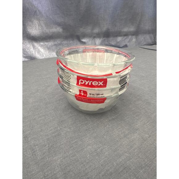 Pyrex Bakeware Custard Cups, 10-Ounce, Set of 4 - Picture 2 of 2